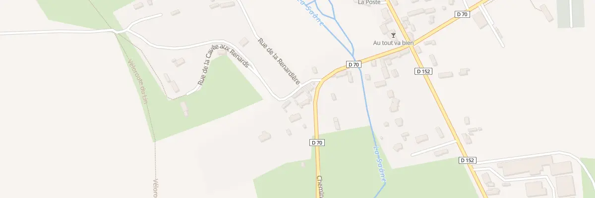 Plan du 7 Rue de la Cavee aux Renards à Gueures