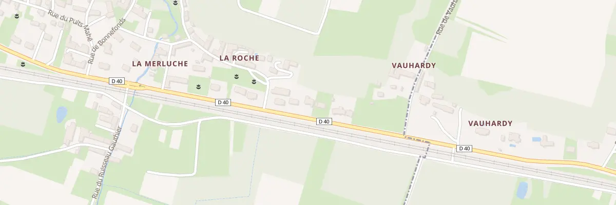 Plan du 2020 Rue de Chenonceaux à Dierre