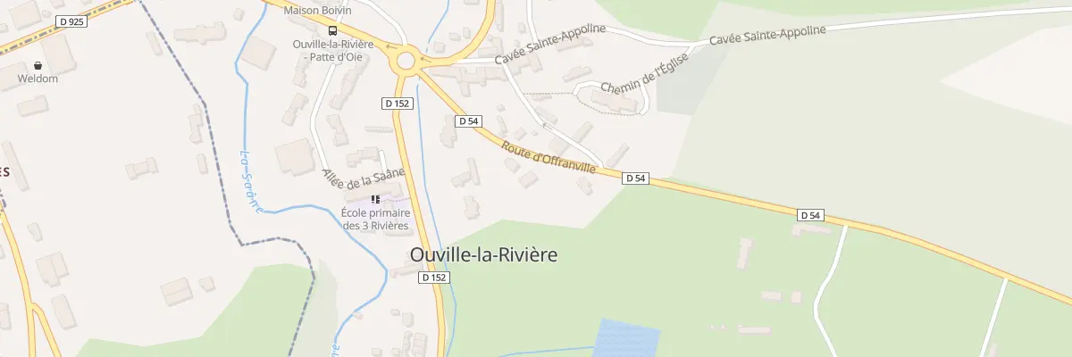 Plan du 146 Rte d’Offranville à Ouville-la-Rivière