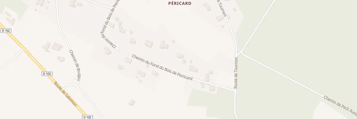 Plan du 673 Che fond du bois de Perricard à Montayral