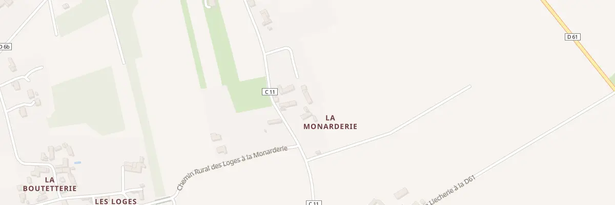 Plan du 5401 La Monarderie à Tournon-Saint-Martin