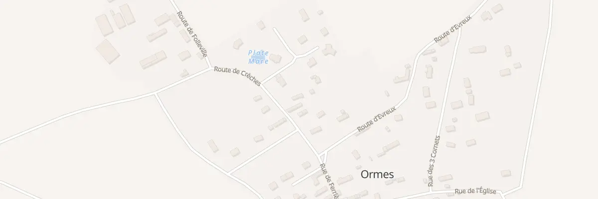 Plan du 6 Rte de Creches à Ormes
