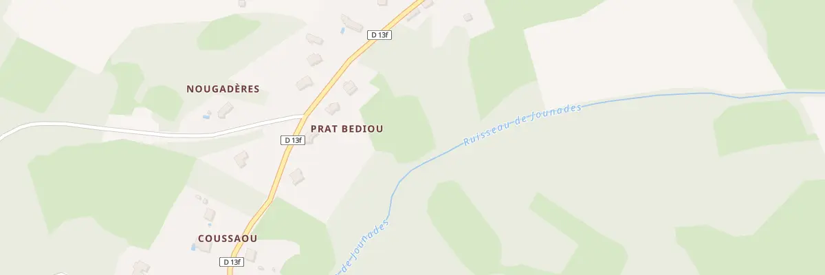 Plan du 5001F Prat Bediaou à Marignac-Laspeyres
