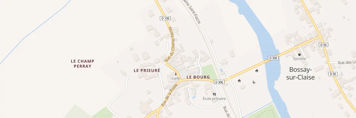 Plan du 9 Pl de l’Eglise à Bossay-sur-Claise