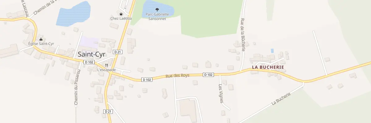 Plan du 10 Rue des Roys à Saint-Cyr