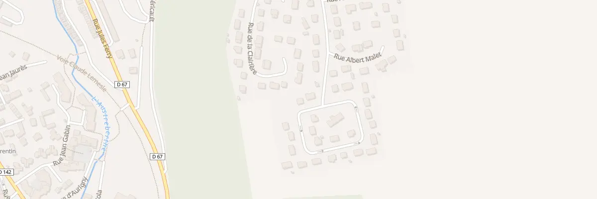 Plan du 19 Rue Albert Malet à Barentin