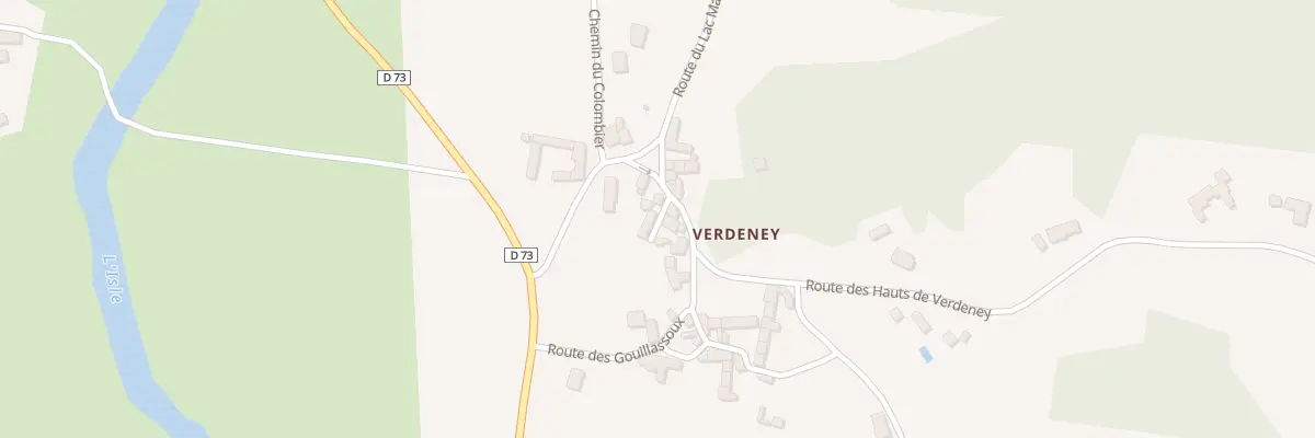 Plan du 177 Verdeney à Coulaures