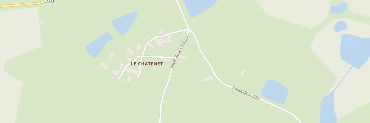 Plan du 161 Le Chatenet à Firbeix