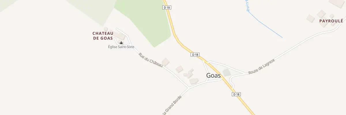 Plan du 5010 Goas à Goas