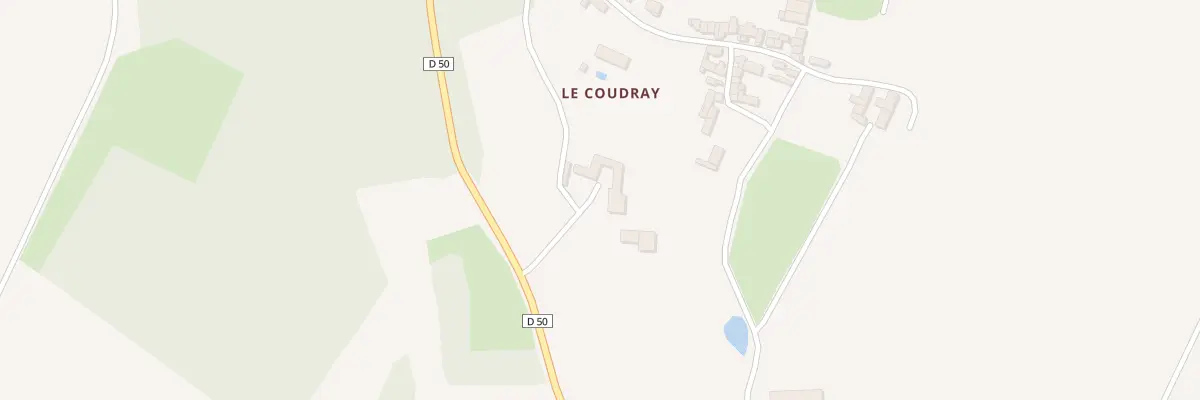 Plan du 2 Le Coudray à Concremiers