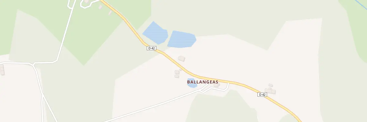 Plan du 5874 Ballangeas à Châlus