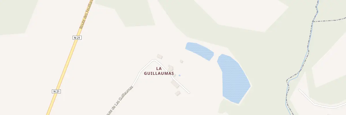 Plan de La Guillaumia à Chalais
