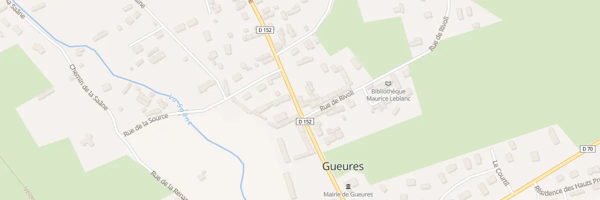 Plan du 76 Rue de la Vallée à Gueures