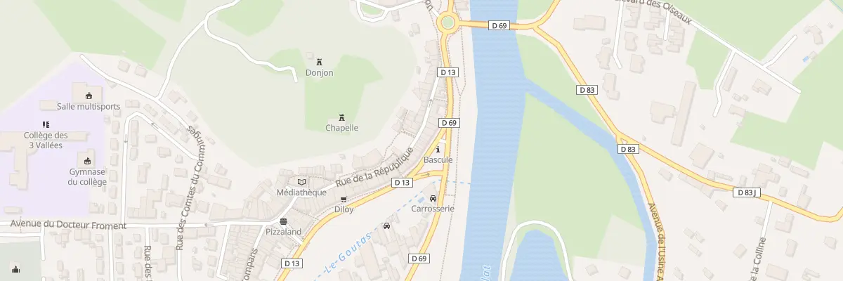 Plan du 50 Rue de la République à Salies-du-Salat