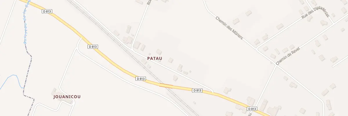Plan du 5105 Rte de Lalis à Malause