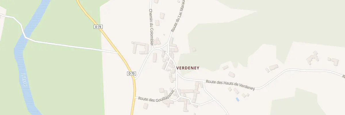 Plan du 209 Rte des Hauts de Verdeney à Coulaures