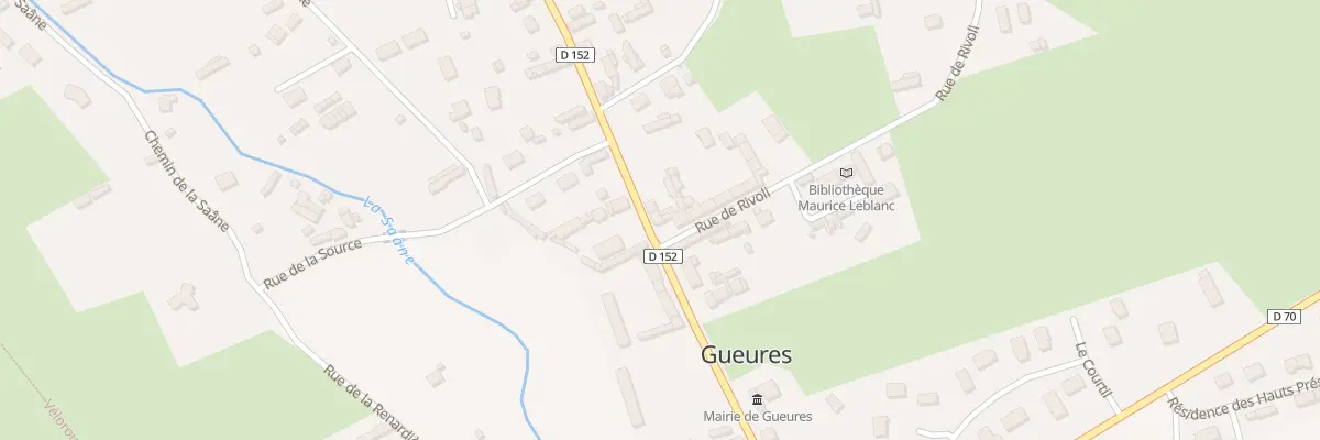 Plan du 72 Rue de la Vallée à Gueures