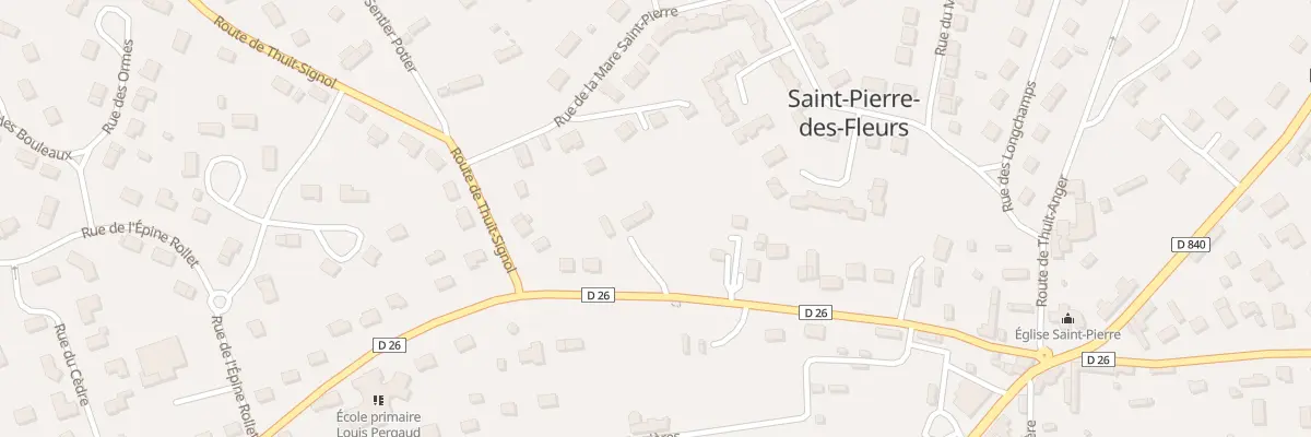 Plan du 30 Rte de Brionne à Saint-Pierre-des-Fleurs