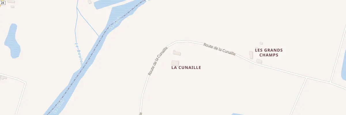 Plan du 324 La Cunaille à Thoré-la-Rochette