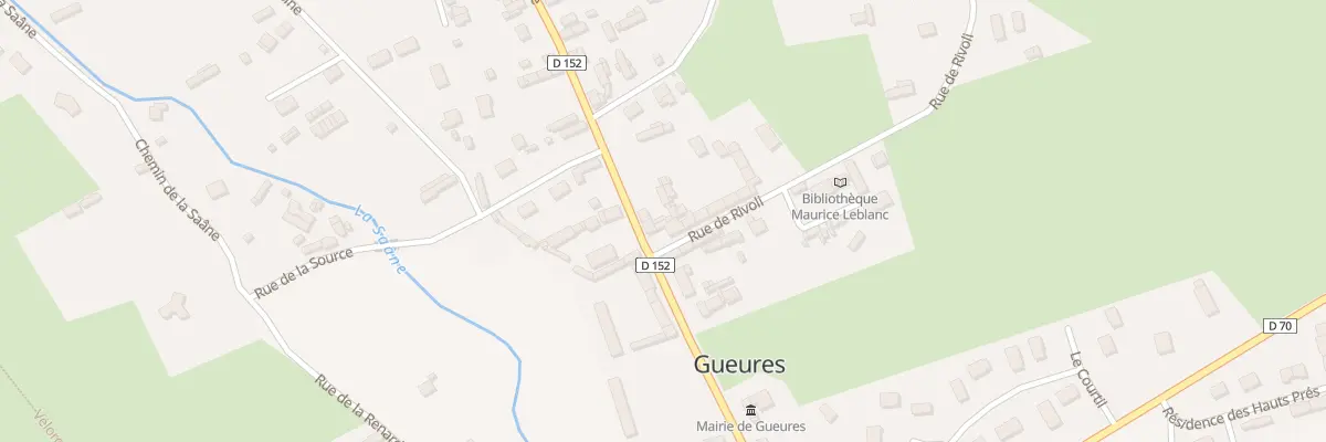 Plan du 74 Rue de la Vallée à Gueures