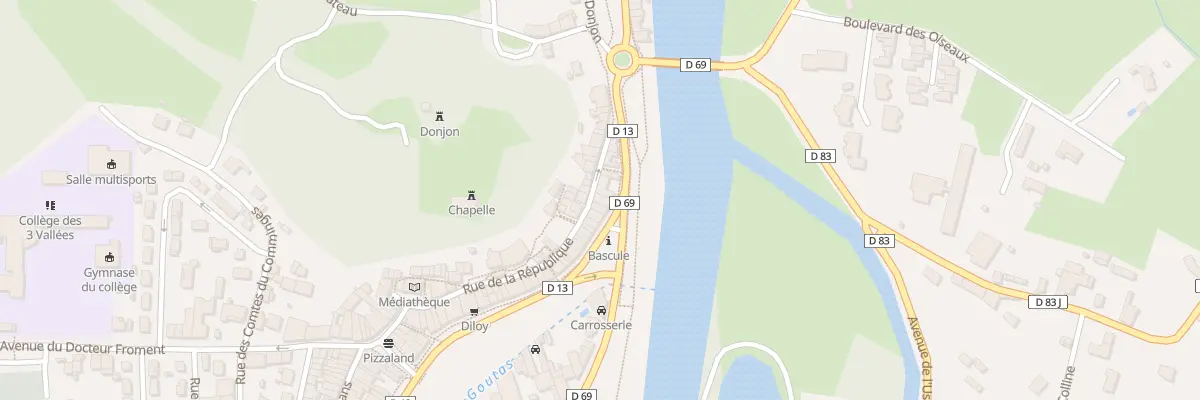 Plan du 58 Rue de la République à Salies-du-Salat