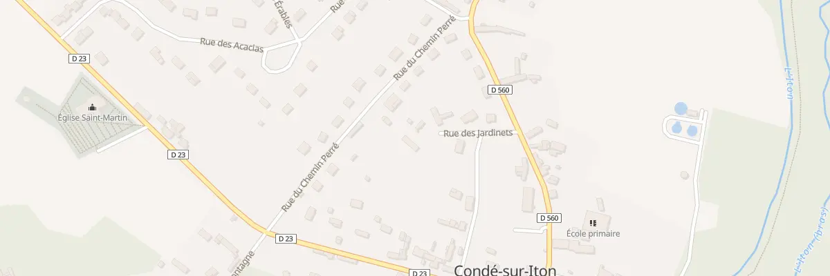 Plan du 7 Rue des Jardinets à Mesnils-sur-Iton