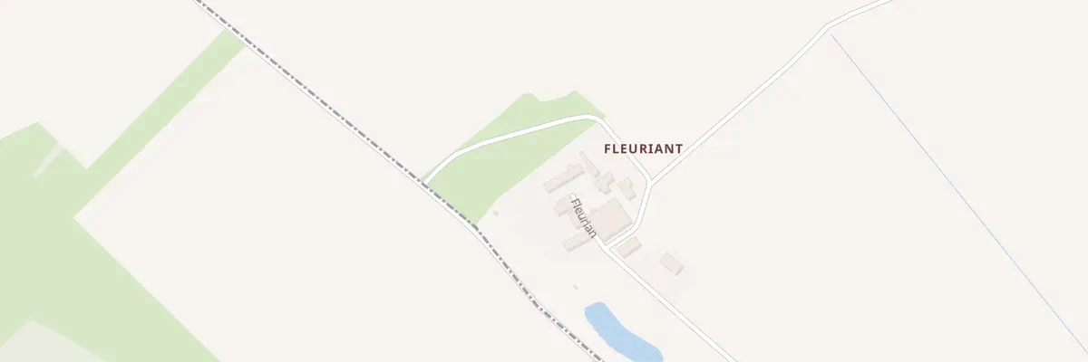 Plan du 1 Fleuriant à Sublaines