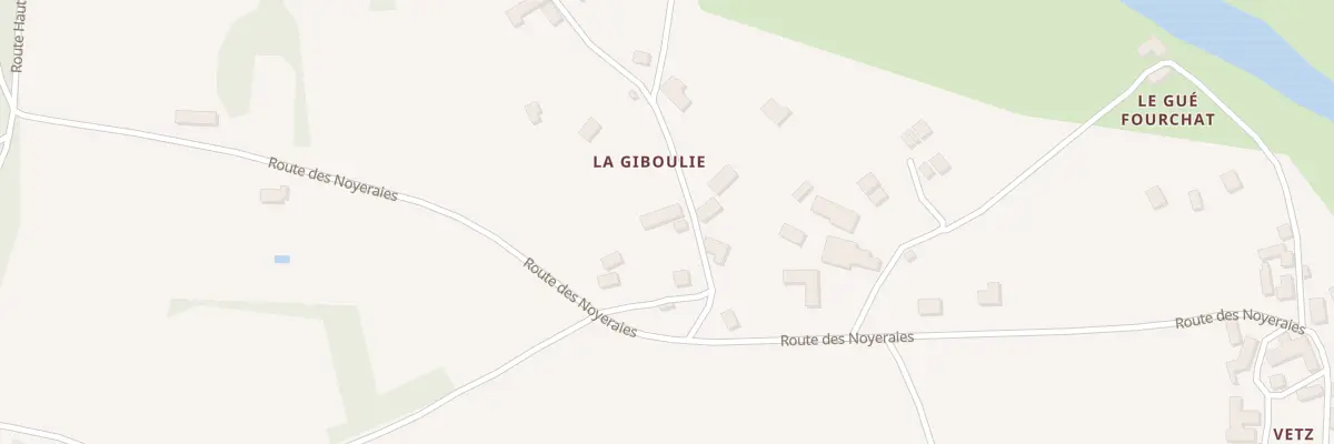 Plan du 95 Rte des Jardins Fleuris à Coulaures