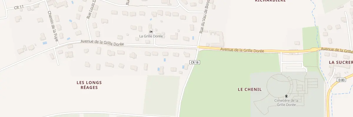 Plan du 543 Av de la Grille Dorée à Amboise