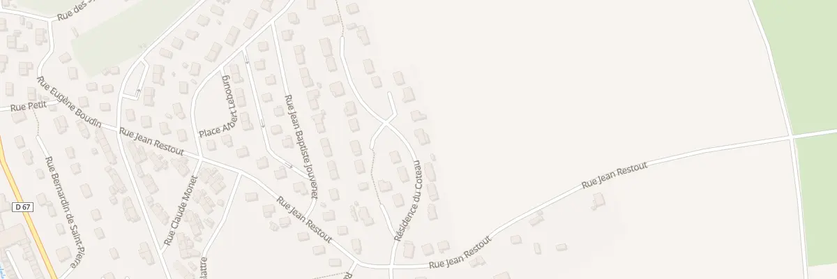 Plan du 133 Rue du Coteau à Barentin