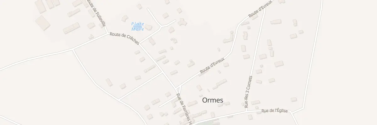 Plan du 9 Rte d’Evreux à Ormes