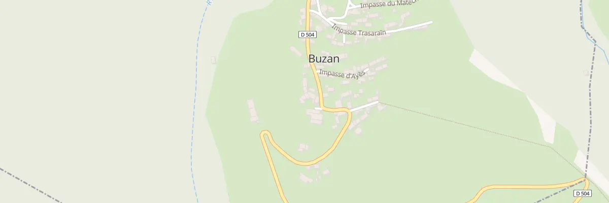 Plan du 9009 Buzan à Buzan