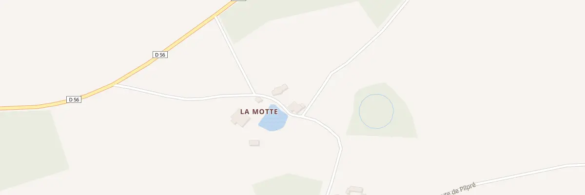 Plan du 5001 La Motte à Beauchêne
