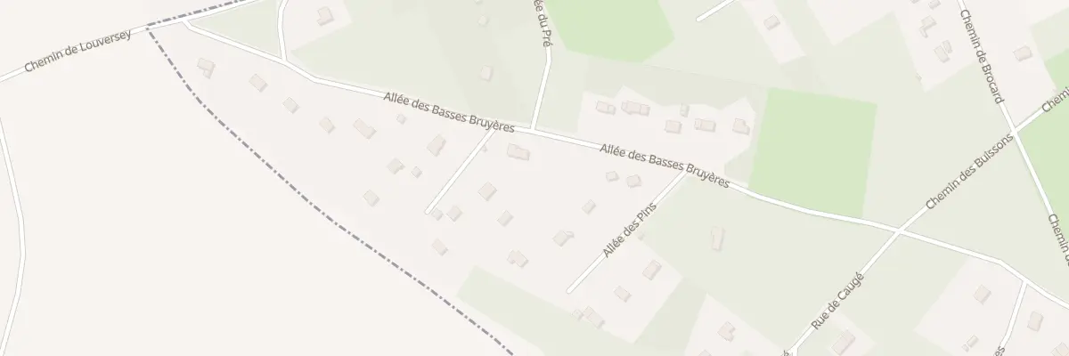 Plan du 14 Che des Basses Bruyères à Ferrières-Haut-Clocher