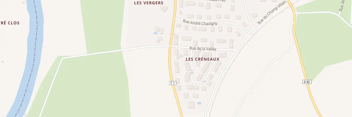 Plan du 30 Rue de la Rochette à Thoré-la-Rochette