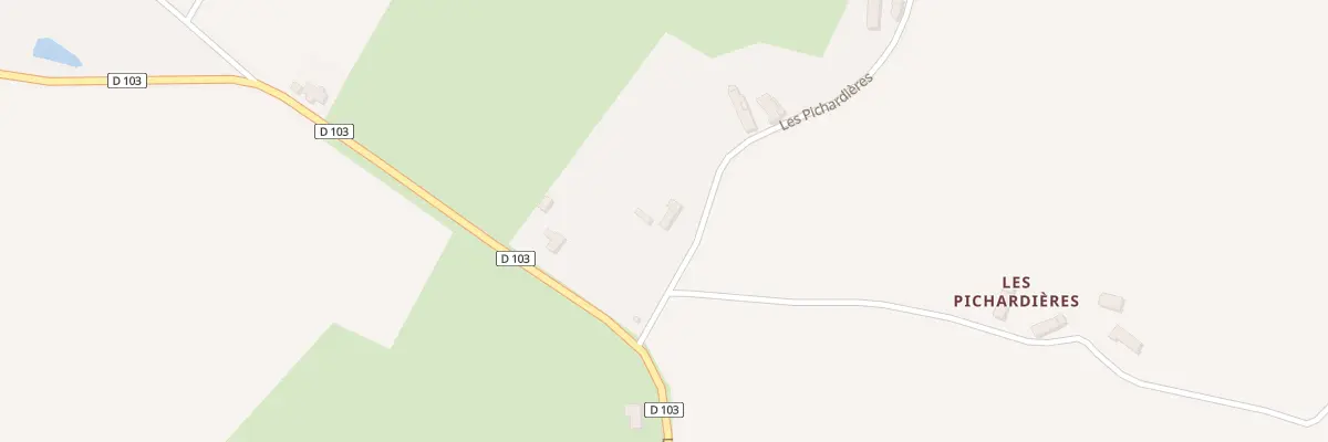 Plan du 3 Les Pichardieres à Marolles-les-Buis