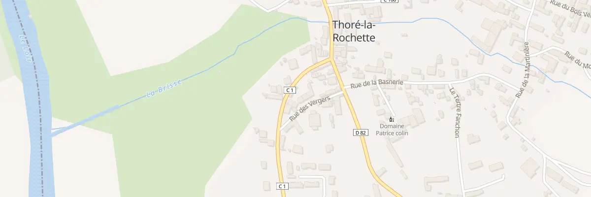 Plan du 8 Rue de la Rochette à Thoré-la-Rochette