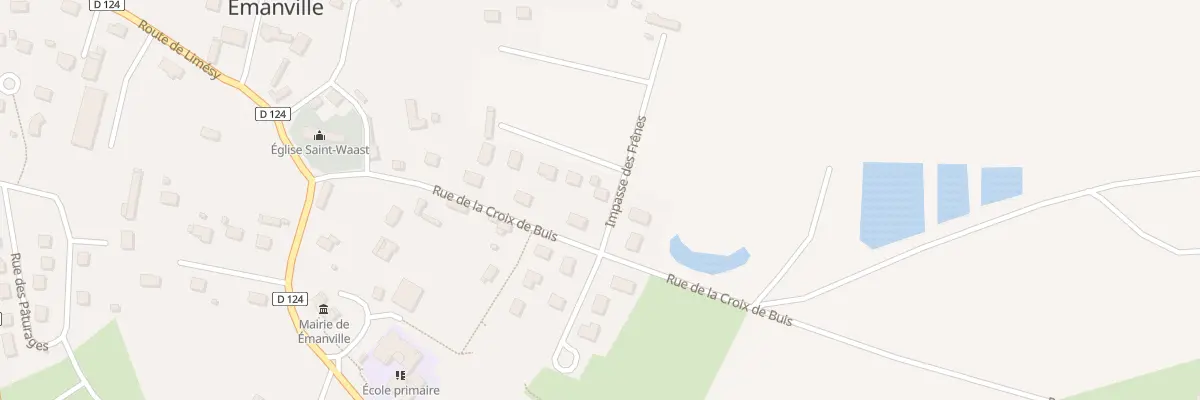 Plan du 51 Imp des Fresnes à Émanville