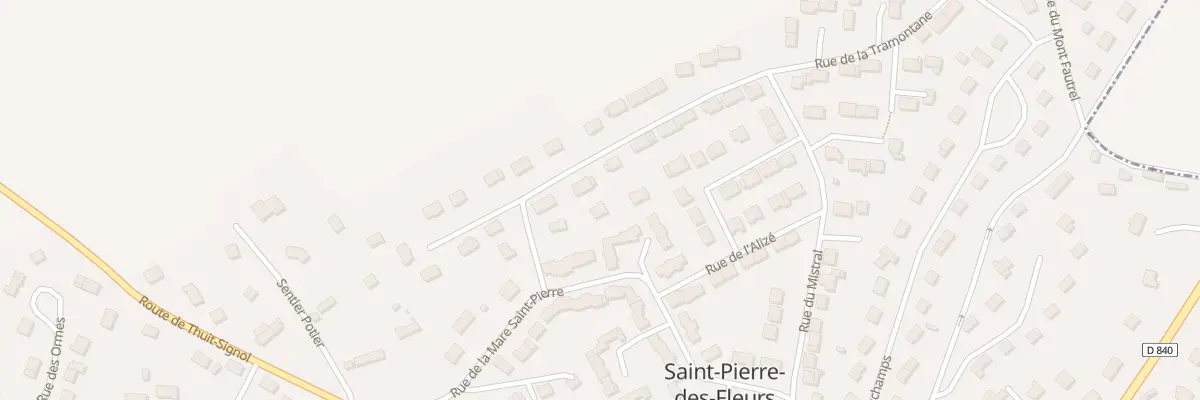 Plan du 32 Rue de la Tramontane à Saint-Pierre-des-Fleurs