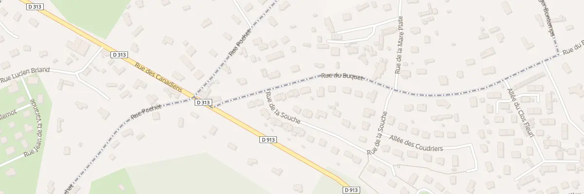 Plan du 1699 Rue du Buquet à Elbeuf