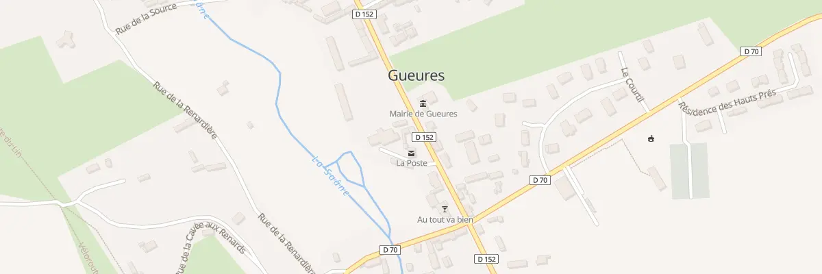 Plan du 37 Rue de la Vallée à Gueures