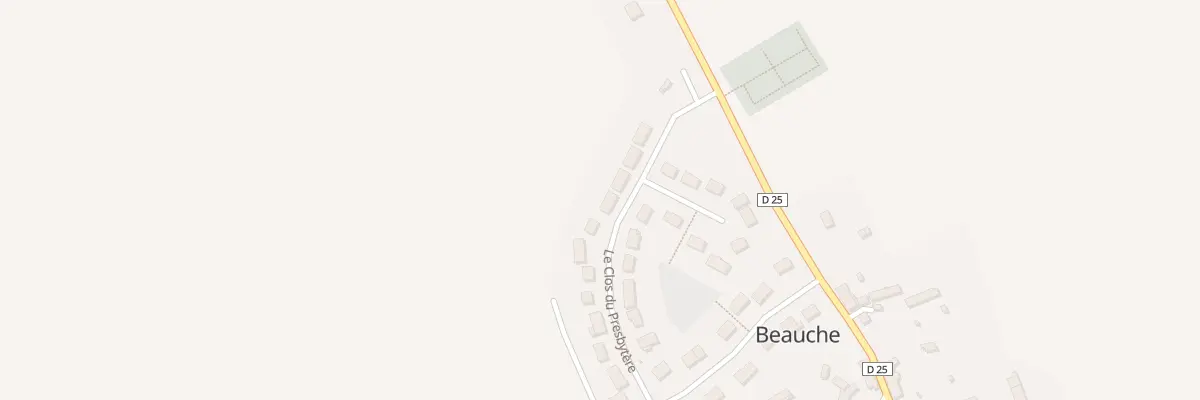 Plan du 34 Le Clos du Presbytère à Beauche