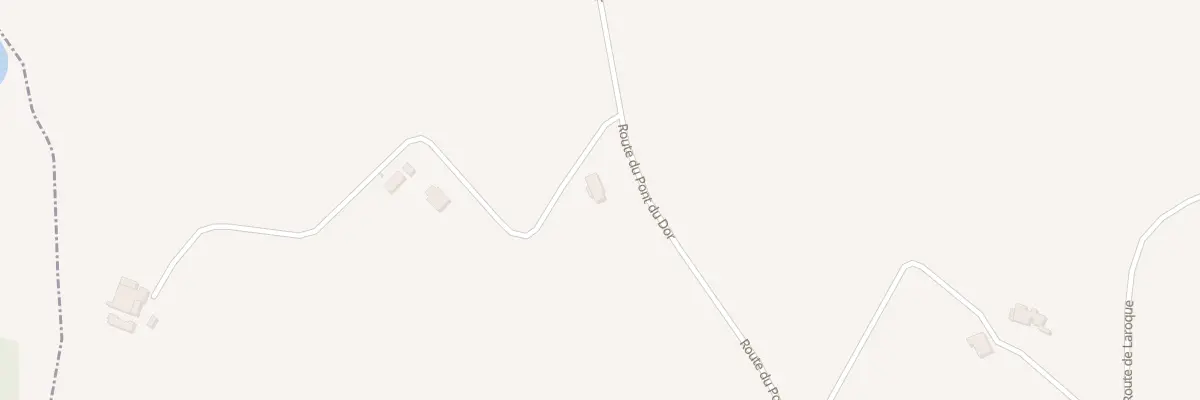 Plan du 2637 Rte du Pont du Dor à Bourlens