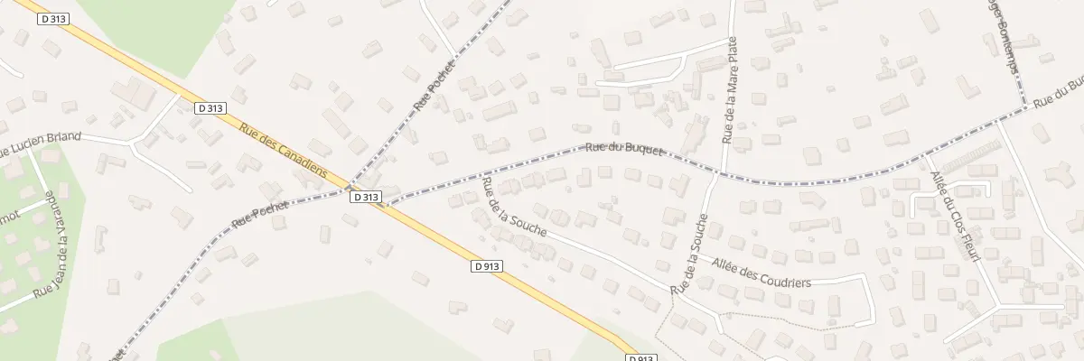 Plan du 1695 Rue du Buquet à Elbeuf