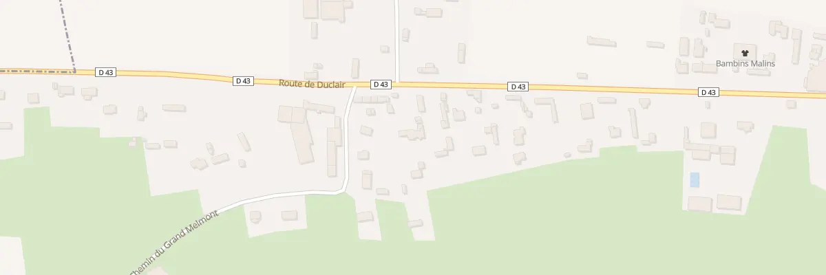 Plan du 1535 Rte de Duclair à Roumare