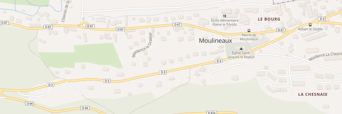 Plan du 764 Rue du Lt Jacques Hergault à Moulineaux