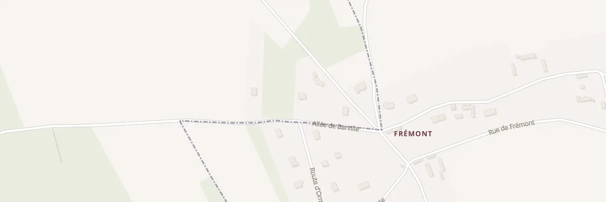 Plan du 6 All de Barville à Portes
