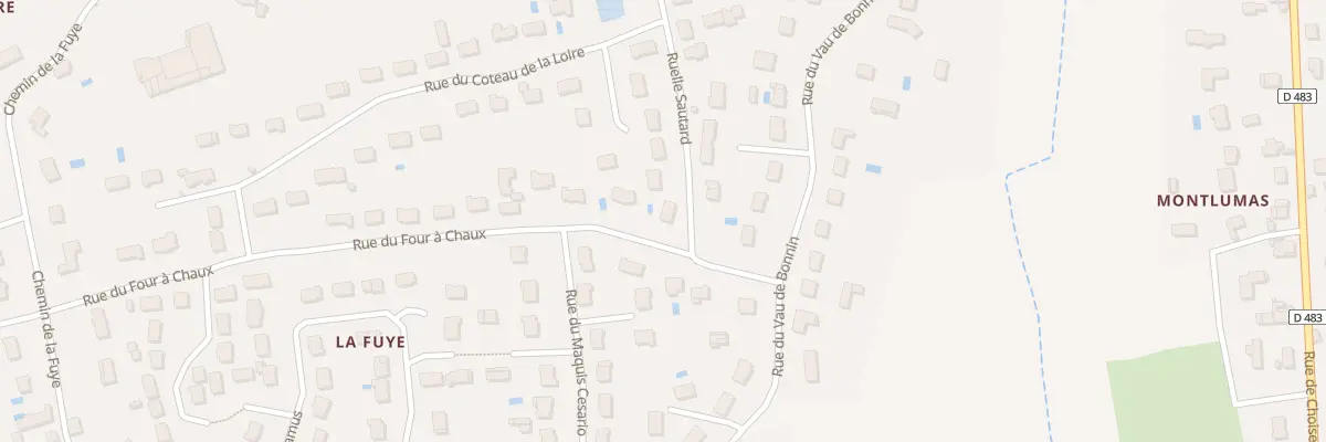 Plan du 2 Rue du Four a Chaux à Amboise