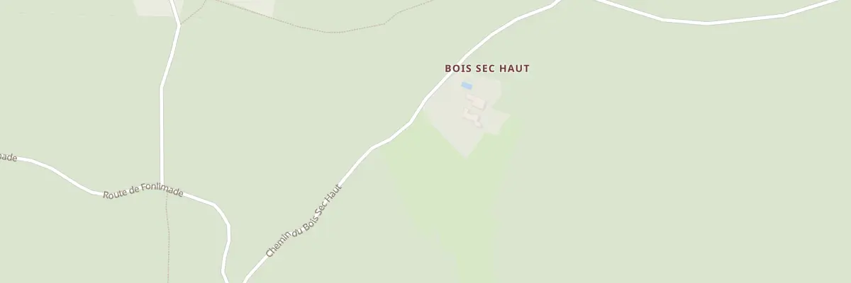 Plan du 127 Le Boissec Haut Ouest à Capdrot