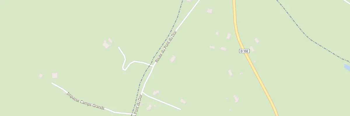 Plan du 3636 Rte du Pont du Dor à Bourlens